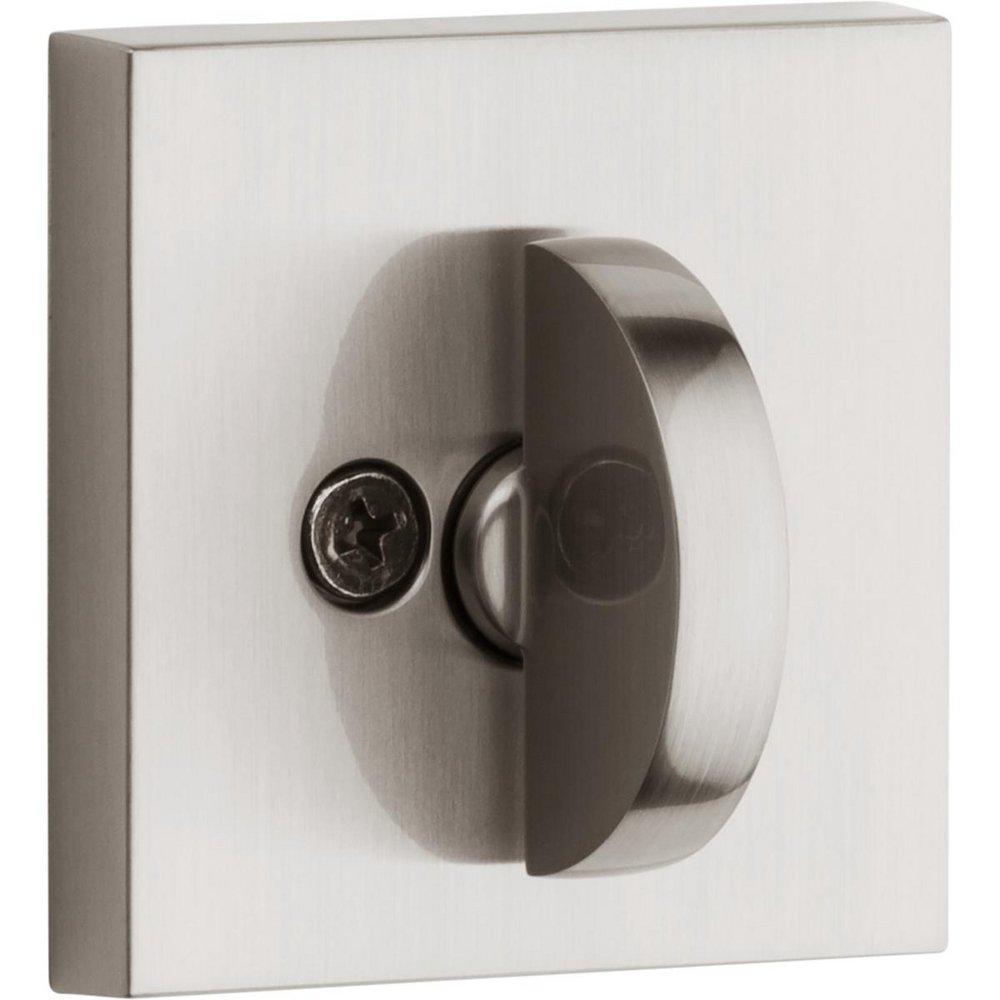 KWIKSET HALIFAX SQUARE SINGLE CYLINDER DEADBOLT W/ SMARTKEY SATIN NICKEL 