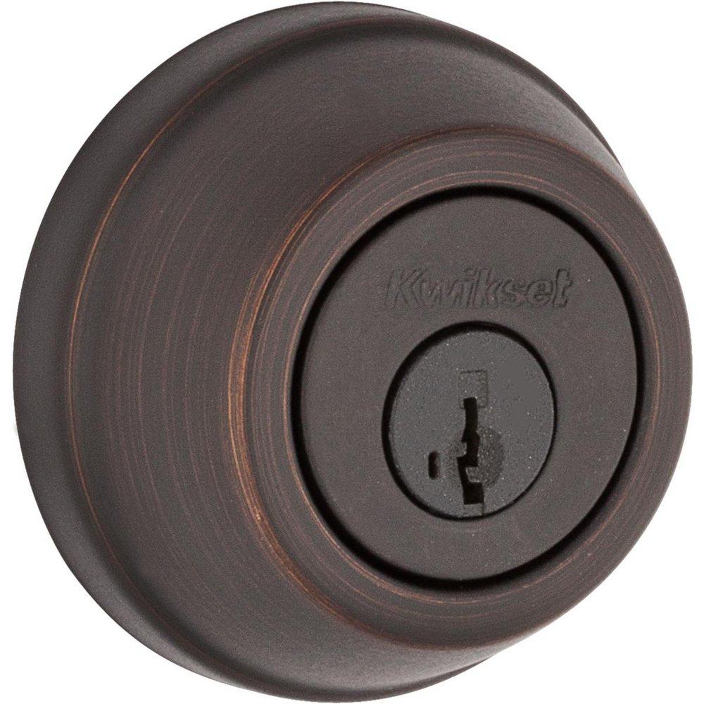 Single Cylinder Deadbolt in Venetian Bronze 