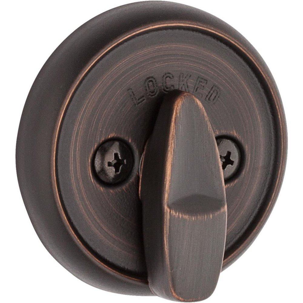 Single Cylinder Deadbolt in Venetian Bronze 