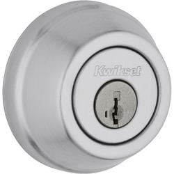 Smartkey One-Sided Deadbolt in Satin Chrome