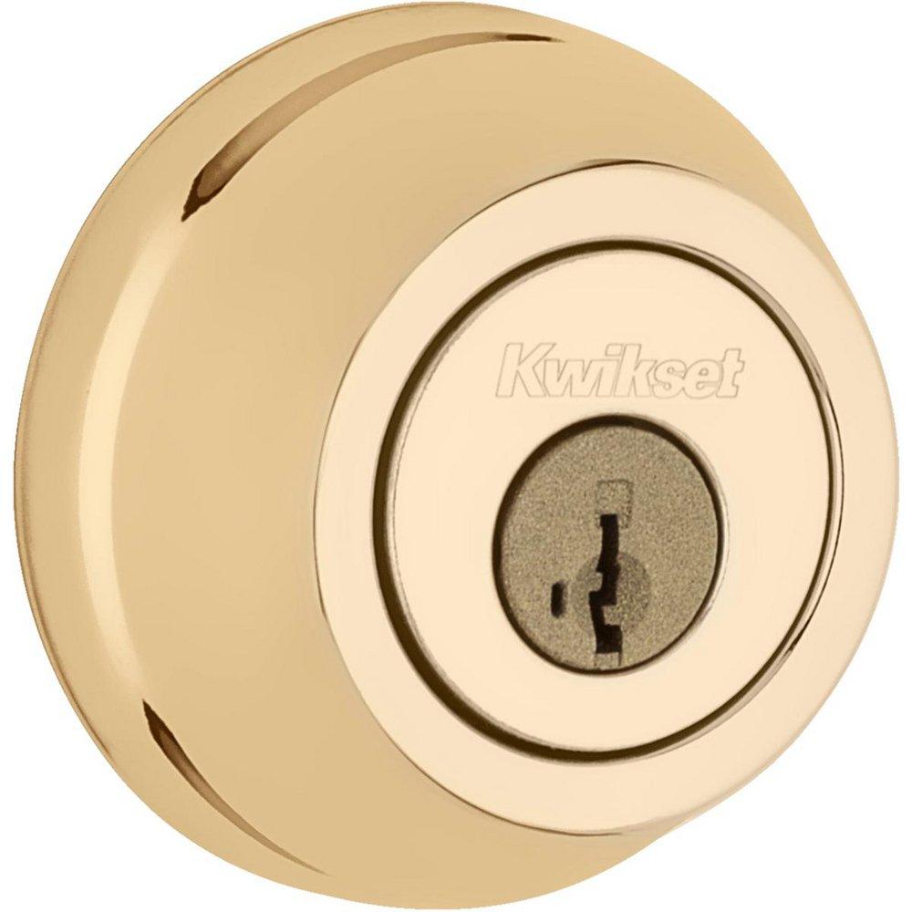 Smartkey Single Cylinder Deadbolt in Polished Chrome 