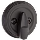 Deadbolt with Smartkey Security in Matte Black 