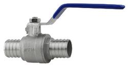 1/2 in. Stainless Steel F1807 PEX Crimp 600# Ball Valve