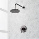 Single Handle Pressure Balancing Shower Faucet Valve Trim in Gunmetal (Trim Only)
