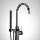 Signature Hardware Gunmetal Single Handle Lever Floor Mount Filler 