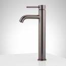 Signature Hardware Gunmetal Single Handle Vessel Filler Bathroom Sink Faucet 