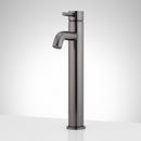 Single Handle Vessel Filler Bathroom Sink Faucet in Gunmetal 