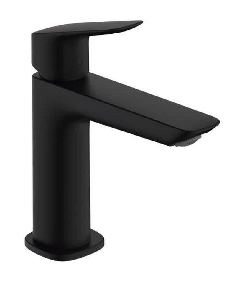 LOGIS FINE SINGLE-HOLE FAUCET 110 WITH POP-UP DRAIN 1.2 GPM IN MATTE BLACK 