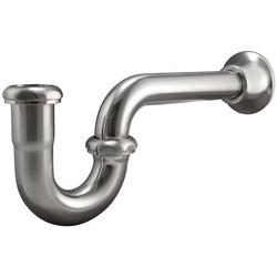 1-1/4 in. Brass P-Trap in Chrome
