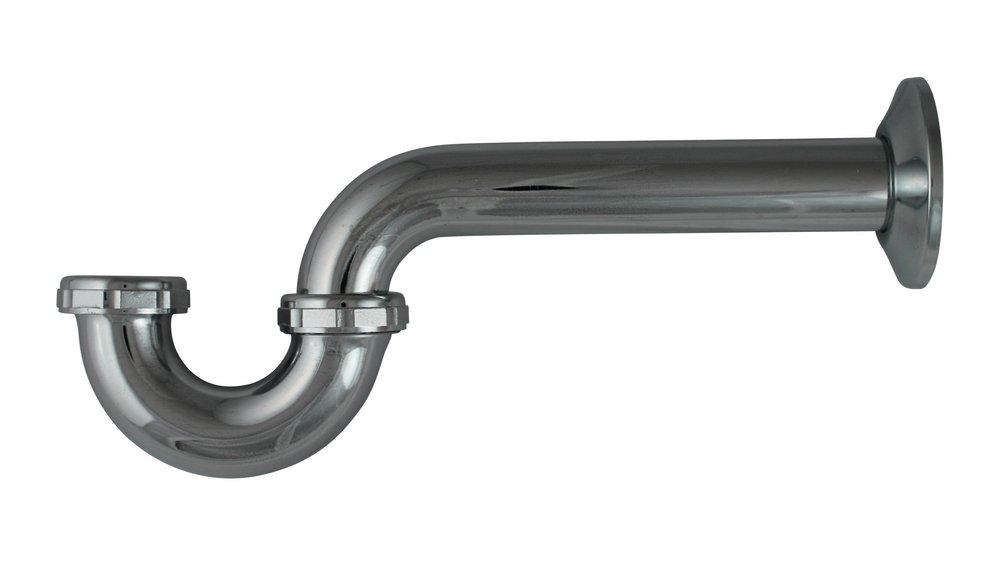 Keeney Chrome 1-1/4 X 1-1/4 17 Gauge P-Trap Low Inlet Polished Chrome 