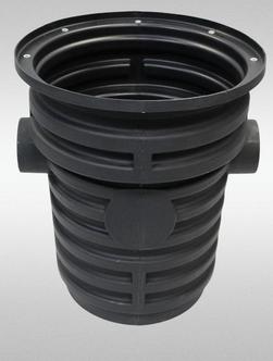 24 in. Corrugated Sump Basin with Gas-Tight Flange