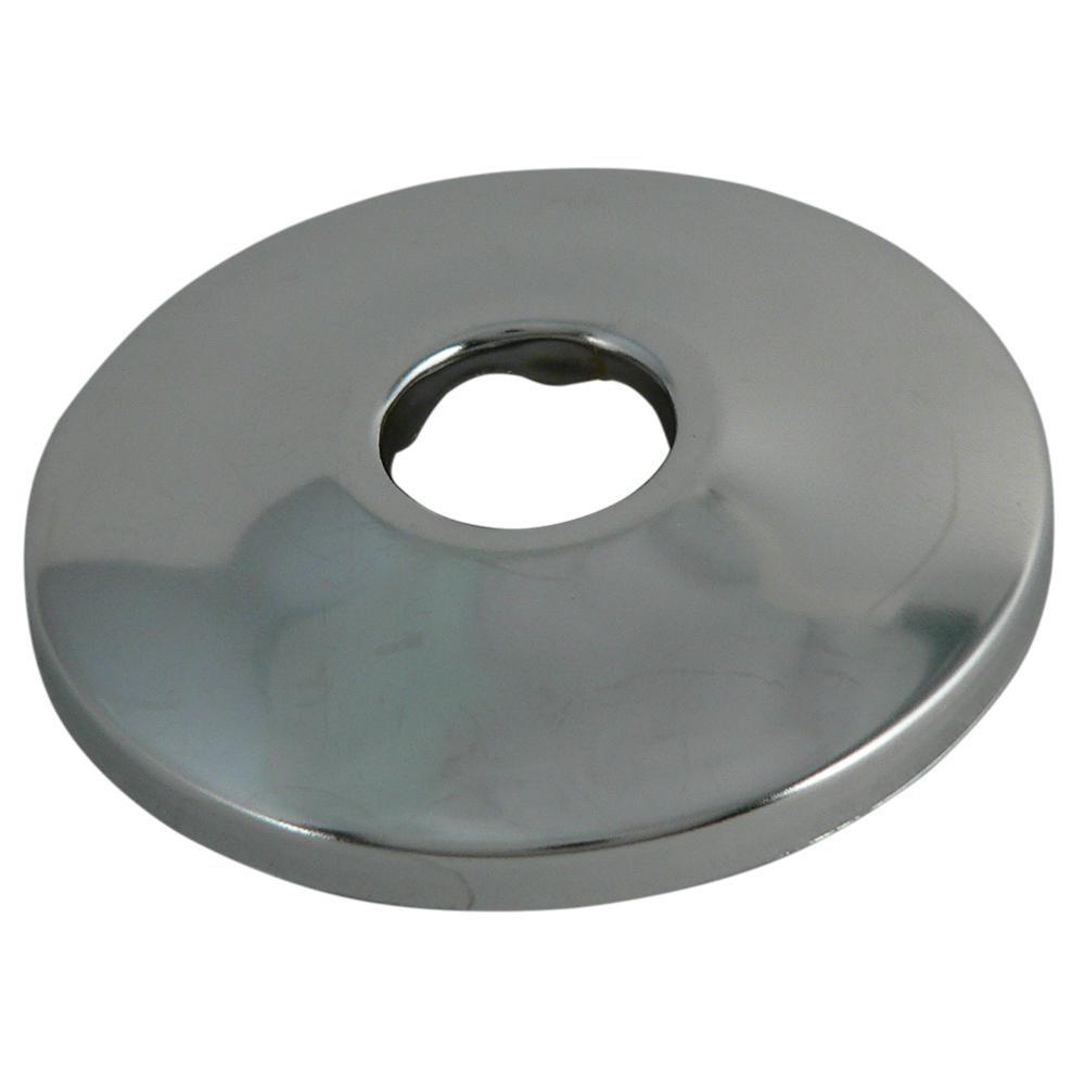 Keeney Chrome Plated 3/4 in. Steel Shallow Flange 