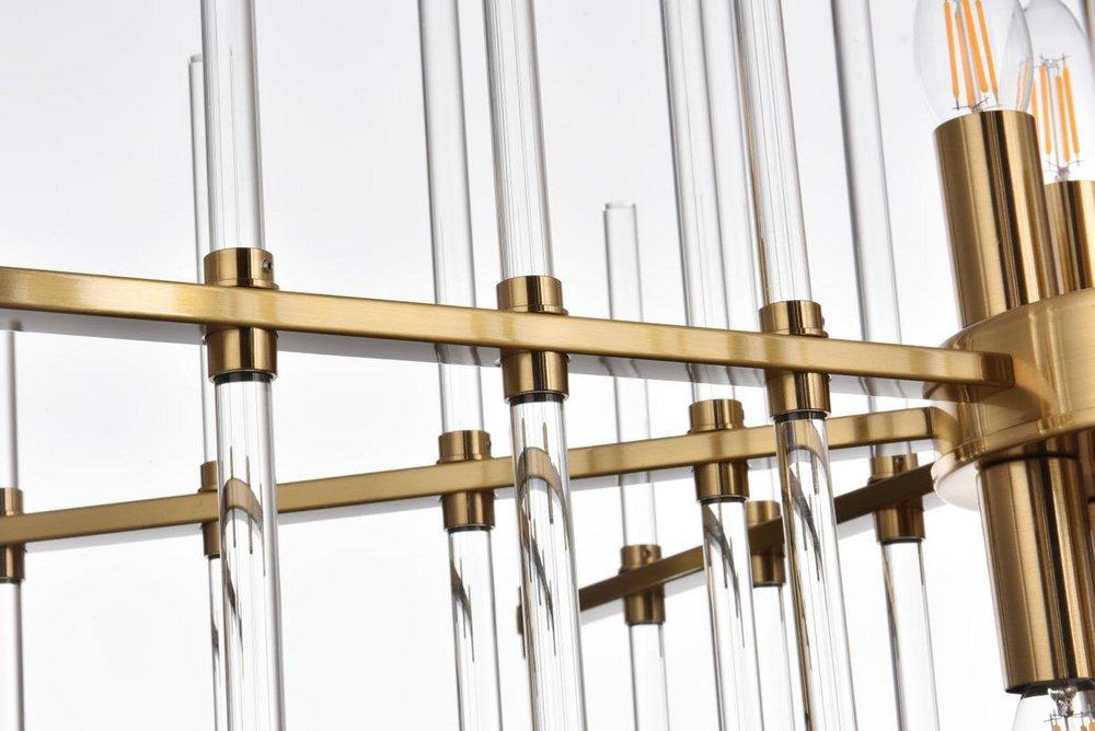 31 CRYSTAL ROD PENDANT GOLD 