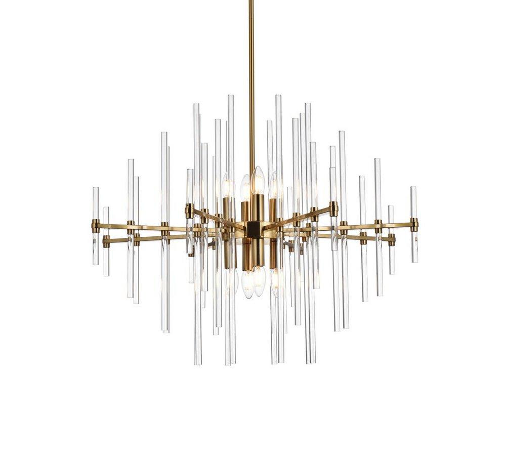 31 CRYSTAL ROD PENDANT GOLD 