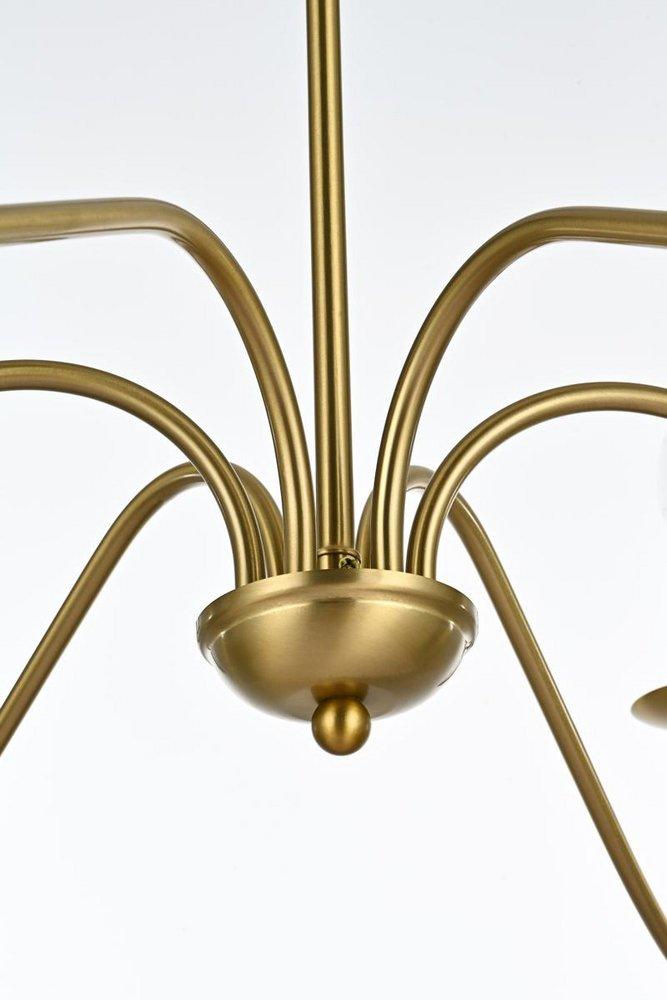 48 CHANDELIER SATIN GOLD 
