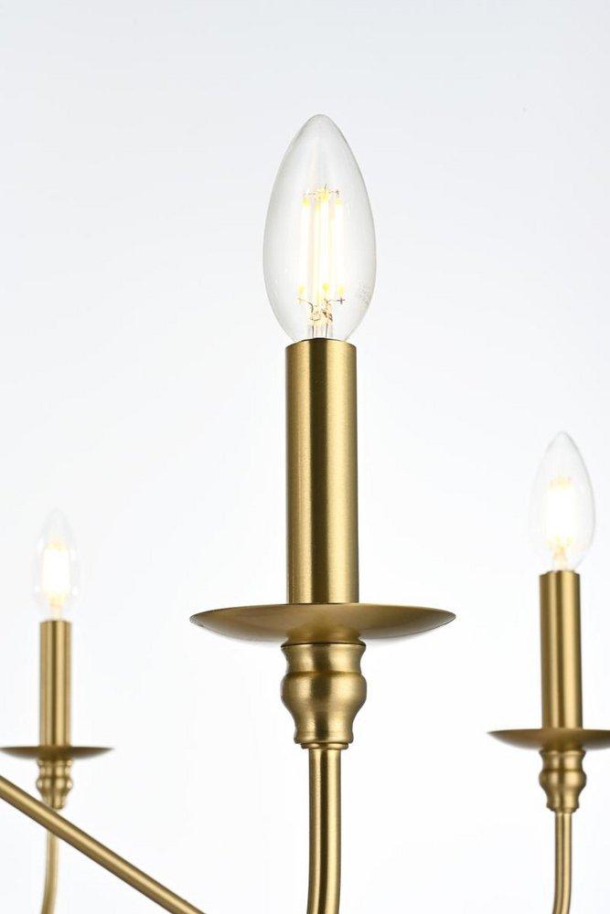 48 CHANDELIER SATIN GOLD 