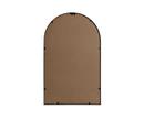 METAL FRAME ARCH MIRROR 22X36 BLACK 