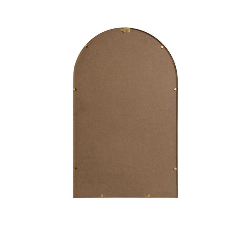 METAL FRAME ARCH MIRROR 22X36 BRASS 