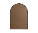 METAL FRAME ARCH MIRROR 27X40 BLACK 