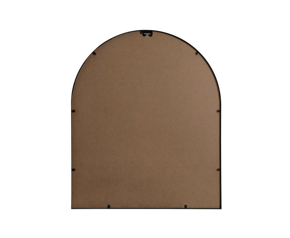 METAL FRAME ARCH MIRROR 30X36 BLACK 