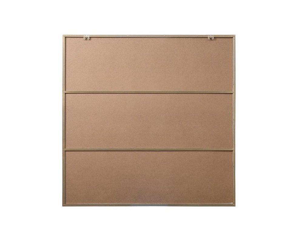 METAL FRAME SQUARE MIRROR 48 BRASS 