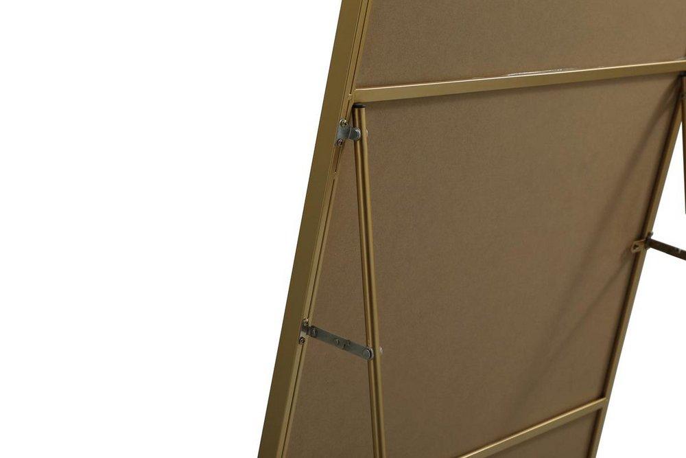 METAL FRAME RECTANGLE FULL LENGTH MIRROR 30X72 BRASS 