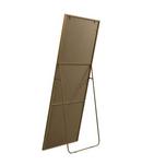 METAL FRAME RECTANGLE FULL LENGTH MIRROR 30X72 BRASS 