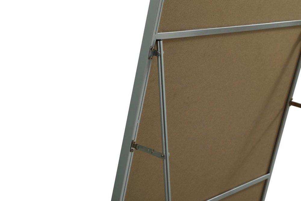 METAL FRAME RECTANGLE FULL LENGTH MIRROR 30X72 SILVER 