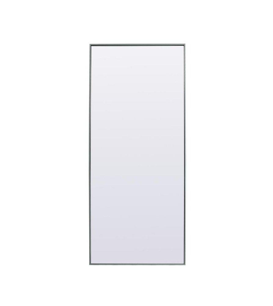 METAL FRAME RECTANGLE FULL LENGTH MIRROR 30X72 SILVER 