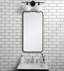 Elegant Lighting Black 18 x 1 in. Mirror Rectangular 