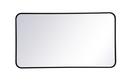 22 x 1 in. Mirror Rectangular in Blacks