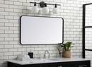 22 x 1 in. Mirror Rectangular in Blacks 