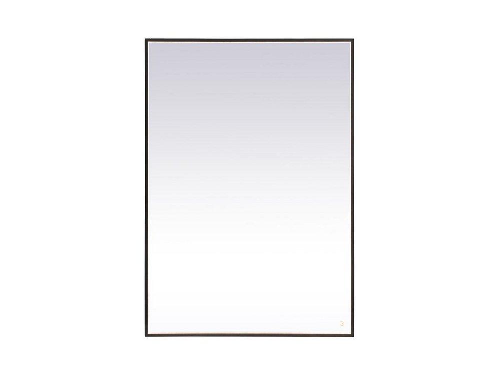 42X60 LED MIRROR W/ ADJUSTABLE COLOR TEMPERATURE 3000K/4200K/6400K BLACK 