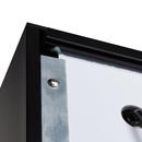 LARCHVIEW LIGHTED MED CAB - MATTE BLACK POWDER COAT 