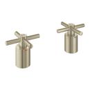 CROSS HANDLES PAIR FOR TUB FILLERS 