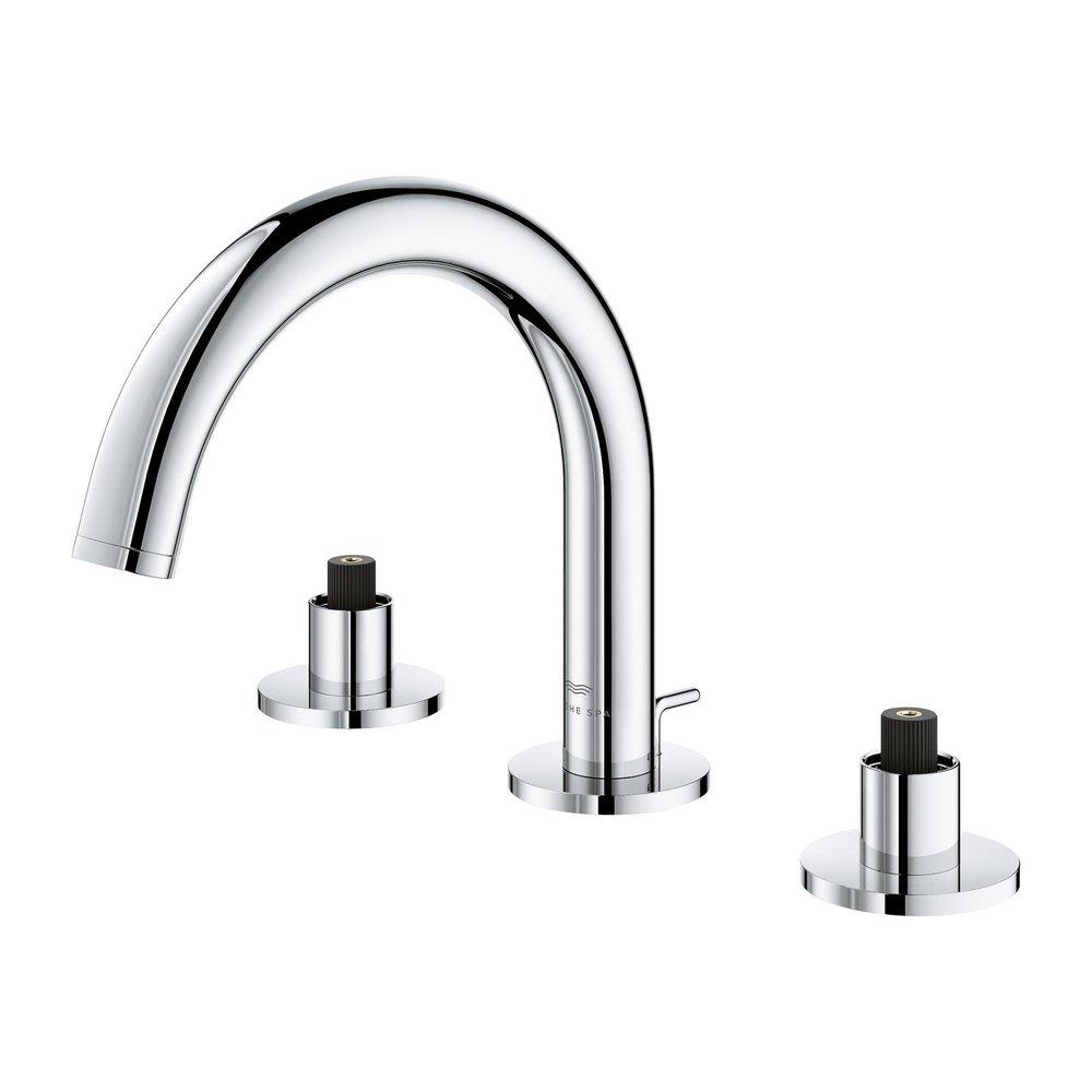 8-INCH WIDESPREAD 2-HANDLE S-SIZE BATHROOM FAUCET 1.2 GPM 