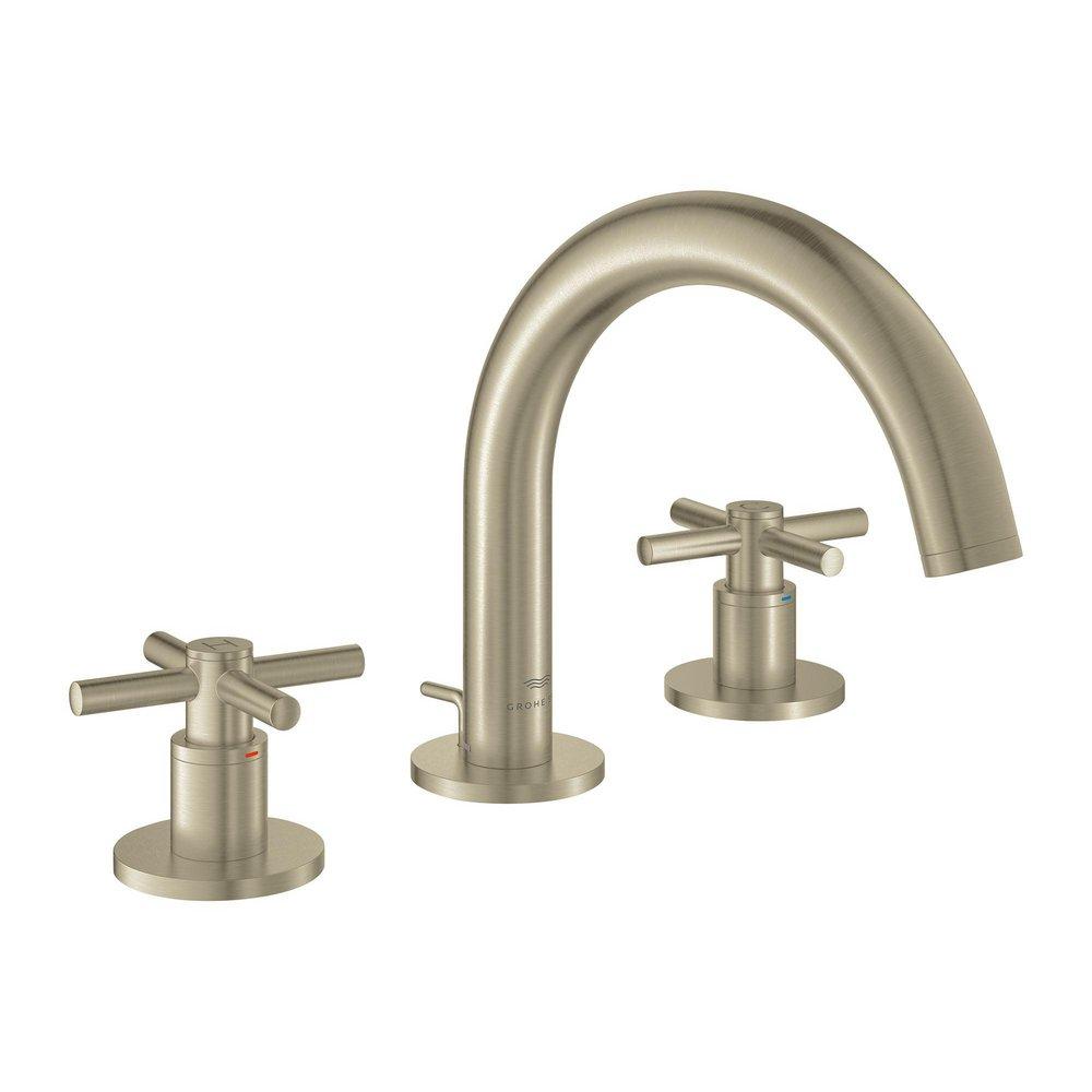 8-INCH WIDESPREAD 2-HANDLE S-SIZE BATHROOM FAUCET 1.2 GPM 