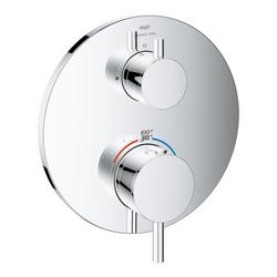 Two Handle Thermostatic Valve Trim in Chrome