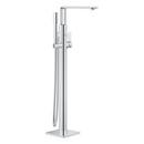 Single Handle Floor Mount Tub Filler with Handshower in Chrome (Trim Only)