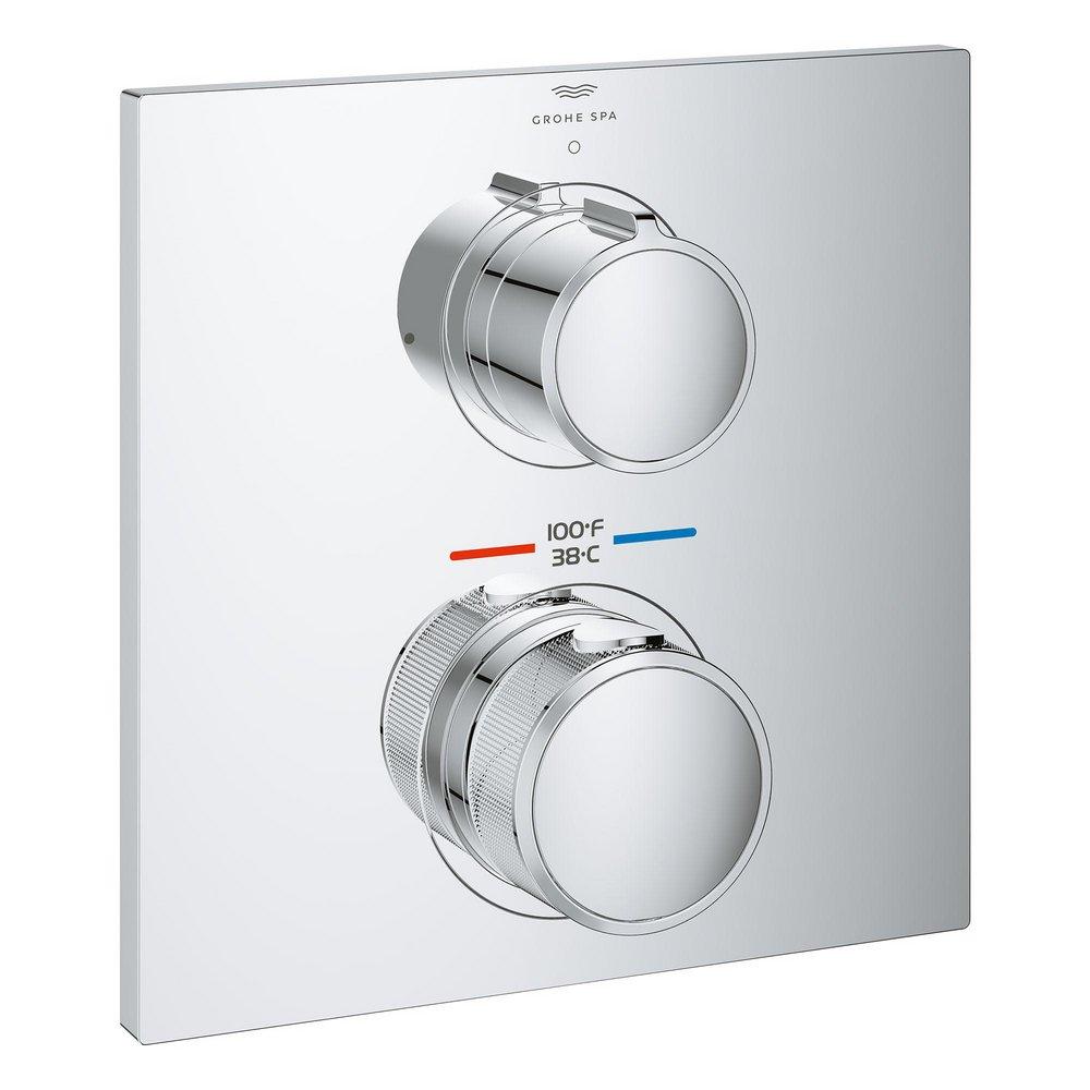 ALLURE DUAL FUNCTION 2-HANDLE THERMOSTATIC VALVE TRIM 