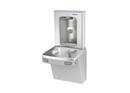 Wall Mount Bi-Level Indoor Water Cooler in Stainless Steel with Electric Bottle Filling Station