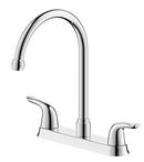 Two Handle Kitchen Faucet in Polished Chrome