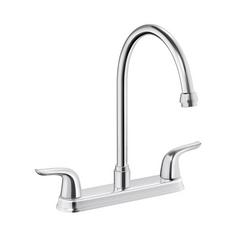 Two Handle Kitchen Faucet in Polished Chrome