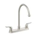 Two Handle Kitchen Faucet in Brushed Nickel 