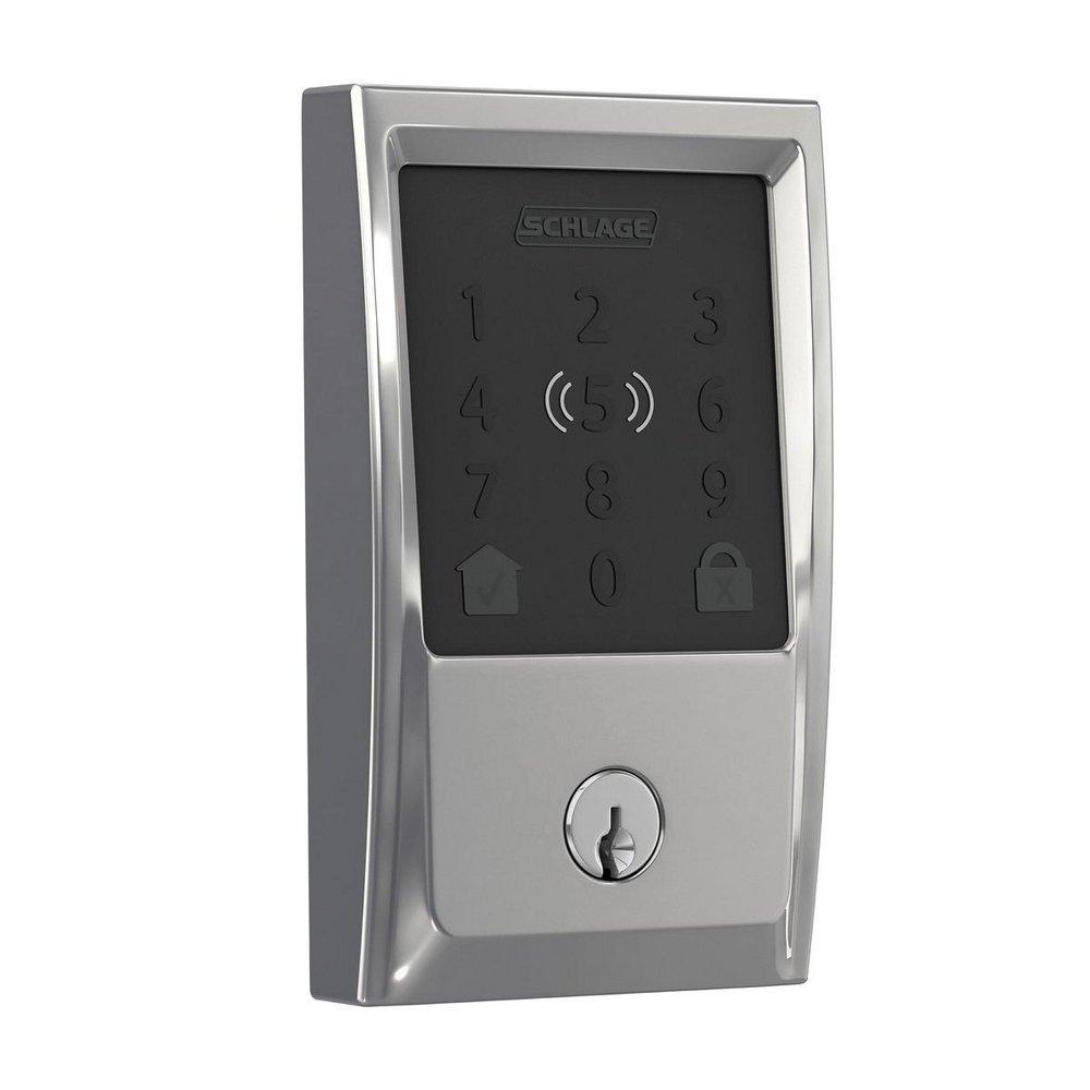 Door Lock in Bright Chrome 
