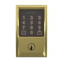 Smart Wifi Deadbolt with Keypad in Satin Brass 