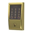 Smart Wifi Deadbolt with Keypad in Satin Brass 
