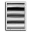 14X30 3/4 FIXED BAR 30 DEGREE BLADE PITCH ALUMINUM CEILING/SIDEWALL WHITE GRILLE 