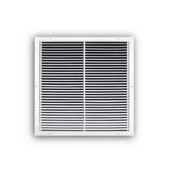 24 x 24 in. Ceiling and Sidewall 1-way Return Grille White Aluminum