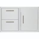 32-1/4 x 21-1/4 in. Stainless Steel Double Drawer Access Door